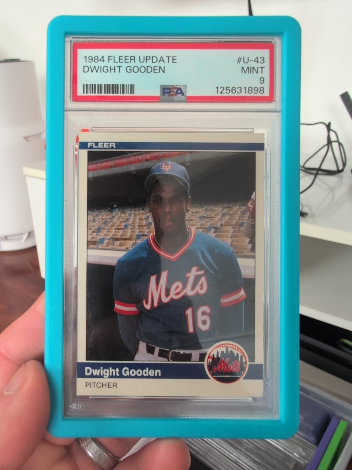 1984 Fleer Update #U-43 Dwight Gooden MINT PSA 9 New York Mets 4757