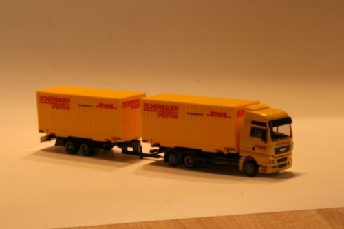 Emek MAN TG-A, DHL 40' Box Van Semi-Trailer #82999 | #69991188