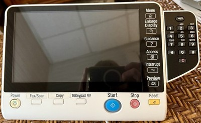 Konica Minolta Bizhub C224e Genuine Control Touch Panel Screen Preowned Tested