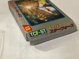 Super Star Force Tecmo Nintendo Famicom NES Japan CIB Box Manual Tested TCF-ST