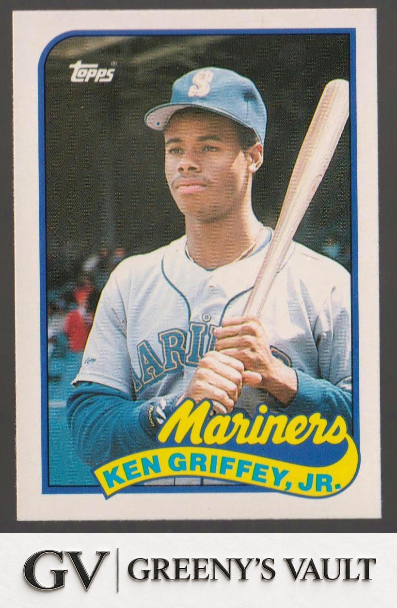 1989 Topps Traded #41T Ken Griffey, Jr. RC Rookie HOF Mariners MVP