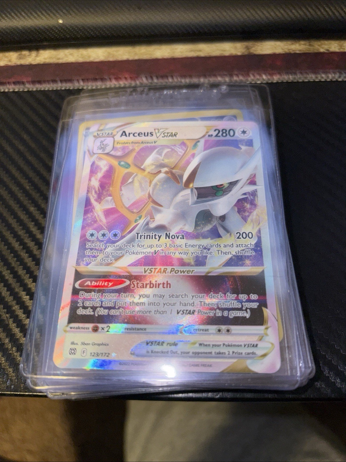 Pokemon TCG Brilliant Stars 123/172 ARCEUS VSTAR ULTRA RARE NM or Better