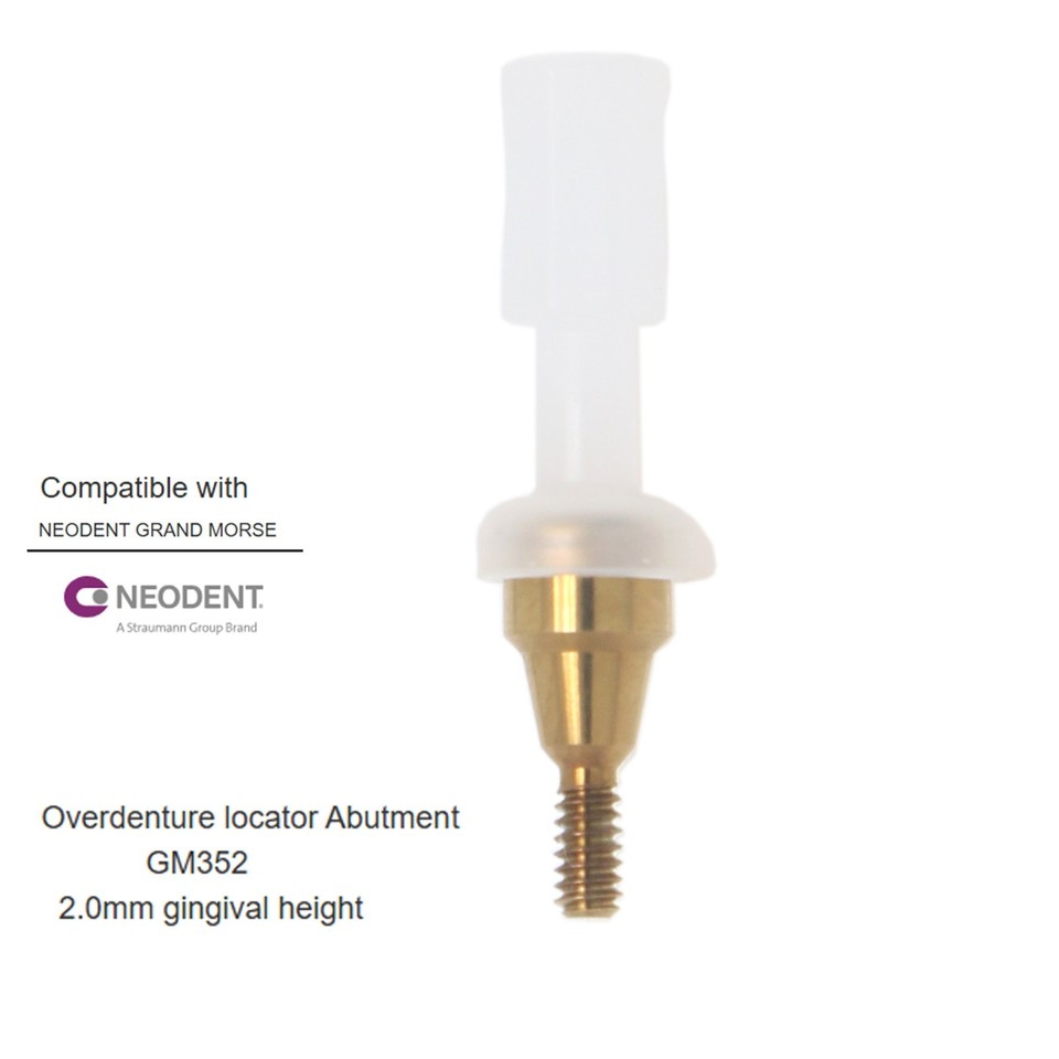 Dental Overdenture Male cap Locator Abutment for Neodent GM Grand Morse ...