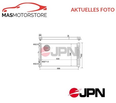 KÜHLER WASSERKÜHLER MOTORKÜHLER JPN 60C9001-JPN P FÜR VW PASSAT