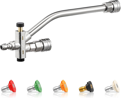 #ad Dual Lance Pressure Washer Wand for Foam Cannon Dual Connector Power Washer Wan $31.86