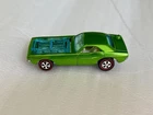 Hot Wheels Redline Bye Focal Green Restored Car 1971 Rare No Injector Variation