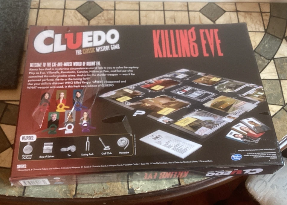 HASBRO CLUEDO KILLING EVE CLASSIC MYSTERY BOARD GAME - NEW  - Image 2 of 3