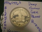 1776/1976 S Bicentennial Kennedy 40% Silver {DEEP CAMEO} GEM PROOF Half Dollar — photo 2
