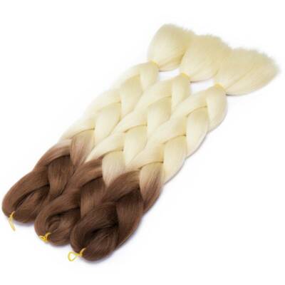 Handmade Kunsthaare Jumbo Braids Braiding Flechten Haarverlängerung Ombre Lang