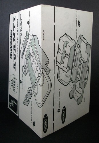 AMT All Stars 1:32 STUDEBAKER AVANTI; INSTRUCTIONS ONLY; Assembly Leaflet - Picture 3 of 3
