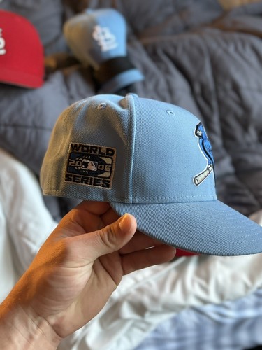 HAT CLUB EXCLUSIVE New Era ST. LOUIS CARDINALS HAT OG Iceberg 7 3/8 - Picture 2 of 5