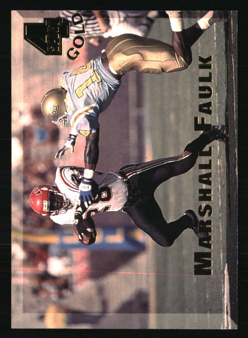 Marshall Faulk 1994 Classic Four Sport Gold #52 FOOTBALL Card