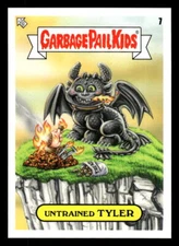 2022 Topps Garbage Pail Kids Bookworms Untrained TYLER # 7 Gross Adaptations