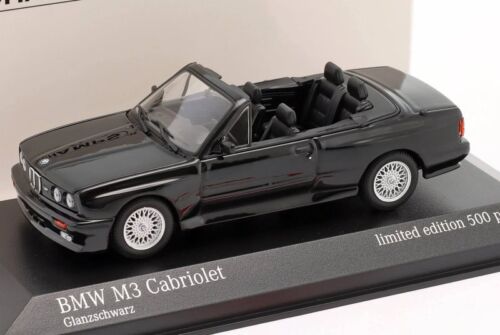 BMW M3 Cabrio - E30 - 1988 - black - Minichamps 1:43 - Bild 2 von 5