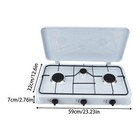 59*32*7cm Burner Gas Stove, 3 Burner Gas Cooktop Jk-003C New