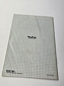Vintage Vectrex Star Trek Game Manual Only by GCE 1982 Good Condition