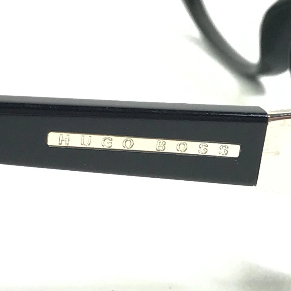 Monturas de gafas Hugo Boss HB 11539 BK negras plateadas rectangulares 51-17-125 Foto 4 de 4