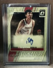 2017-18 ZHOU QI PANINI Donruss Optic Signature Series 1/1 auto rookie