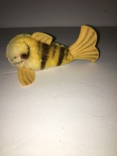 Vintage STEIFF Toy - "Flossy" Yellow Fish / Goldfish 5"