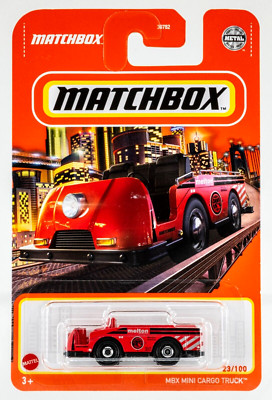 2021 Matchbox #23 MBX Mini Cargo Truck  RED | MELTON | EMPTY CARGO BED | FSC