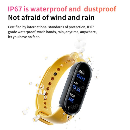 New M6 Smart Bracelet Watch Fitness Tracker Heart Rate Blood Pressure Monitor - Zdjęcie 4 z 16