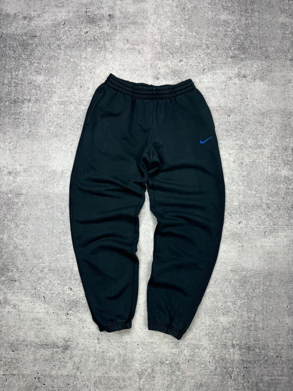 Pantalon de survêtement vintage Nike Swoosh Drill logo années 90 style Y2K pantalon jogging homme M