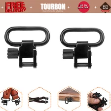 Tourbon Pair Shotgun/Rifle Sling Swivels Quick Release Gun Mounted Clip 1 inch
