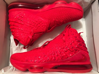 red lebron 17 size 13