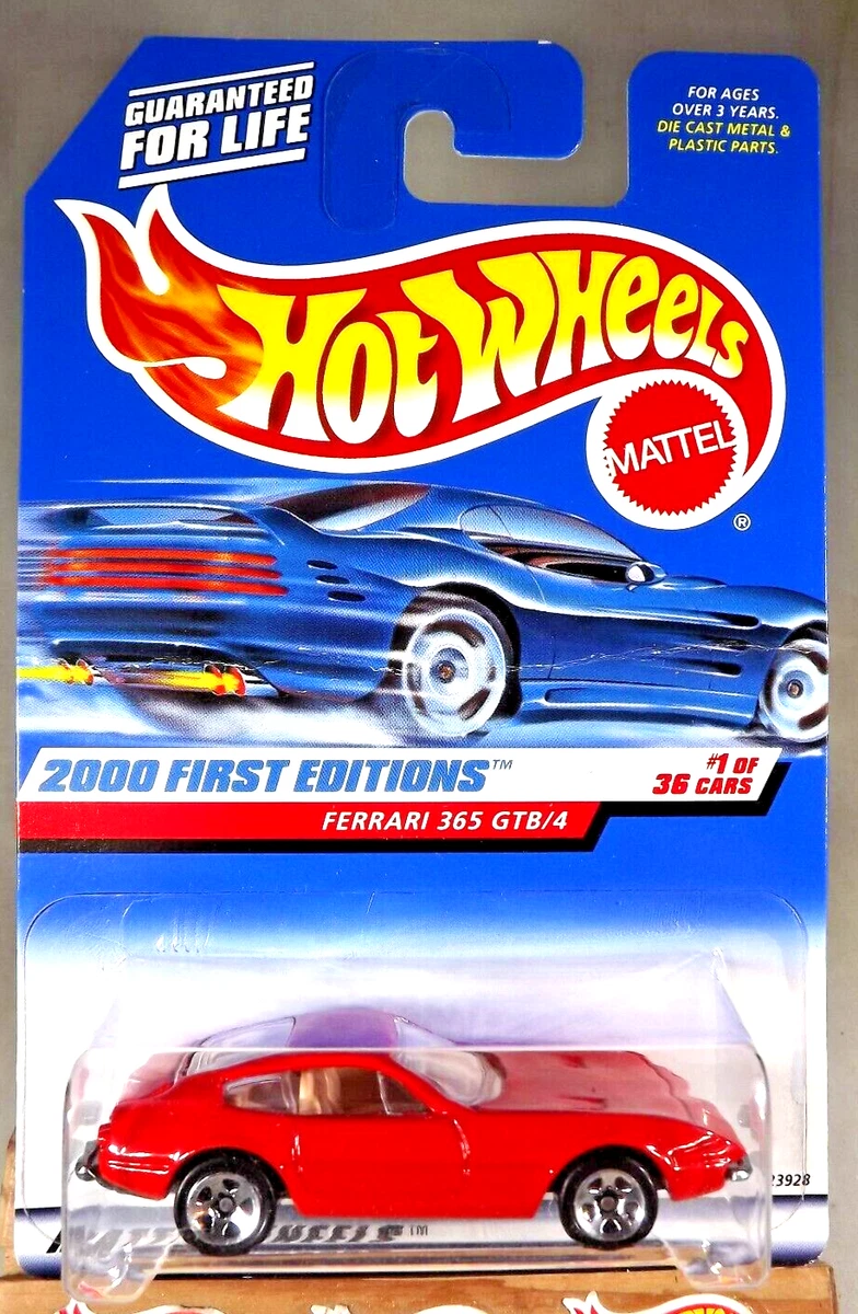 Hot Wheels Ferrari 365 GTB/4 – 1/18, Silver Collection, En Boîte