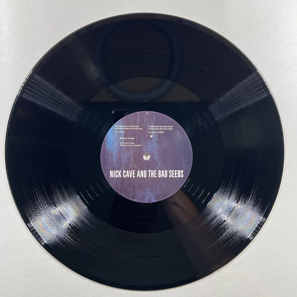 Nick Cave And The Bad Seeds “No More Shall We Part” 2LP/Mute Lim. Edit. 2001 UK Foto 4 de 4