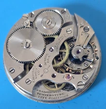 VINTAGE 16 SIZE 21 JEWEL KEYSTONE HOWARD SERIES 11 MODEL E POCKET WATCH PARTS