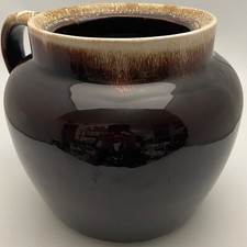 Pfaltzgraff Drip Glaze Stoneware Large Handled Bean Pot 11/4 NO LID Made in USA