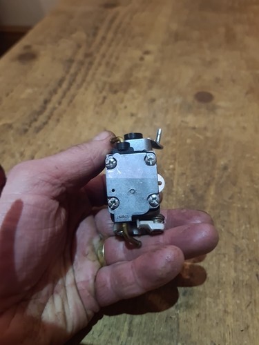Genuine Husqvarna 135 Chainsaw Carburetor Carb Assembly Zama Type El41 Complete - Picture 4 of 6