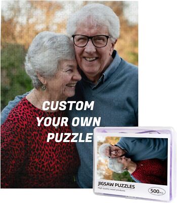 500 Pieces Customized Personalized Jigsaw Wooden Puzzle Gifts for Family Friends