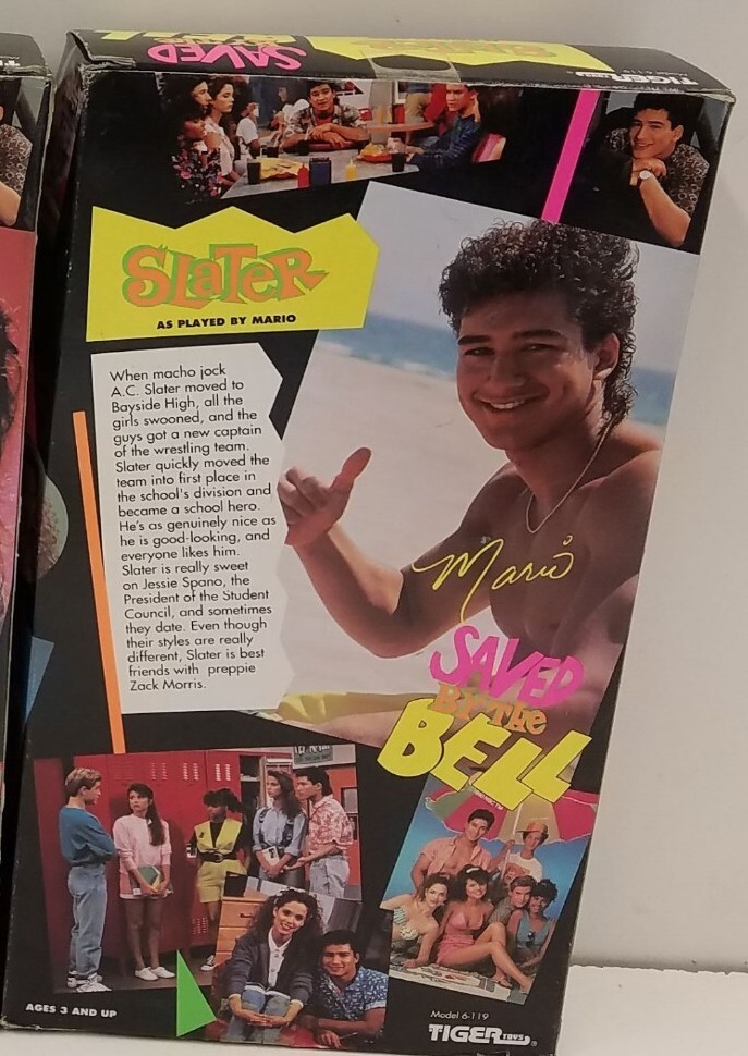 Saved by the Bell AC SLATER Tiger Toys Mario Lopez Action Doll Figure 1992 90s