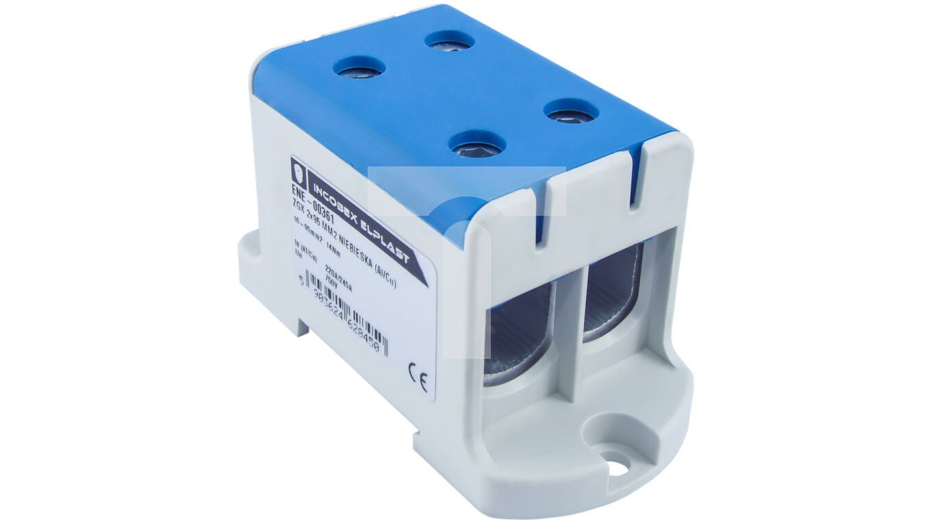 Single-pole terminal block ZGX 2x95 mm2 blue (Al-Cu) ENE-00361 /T2UK