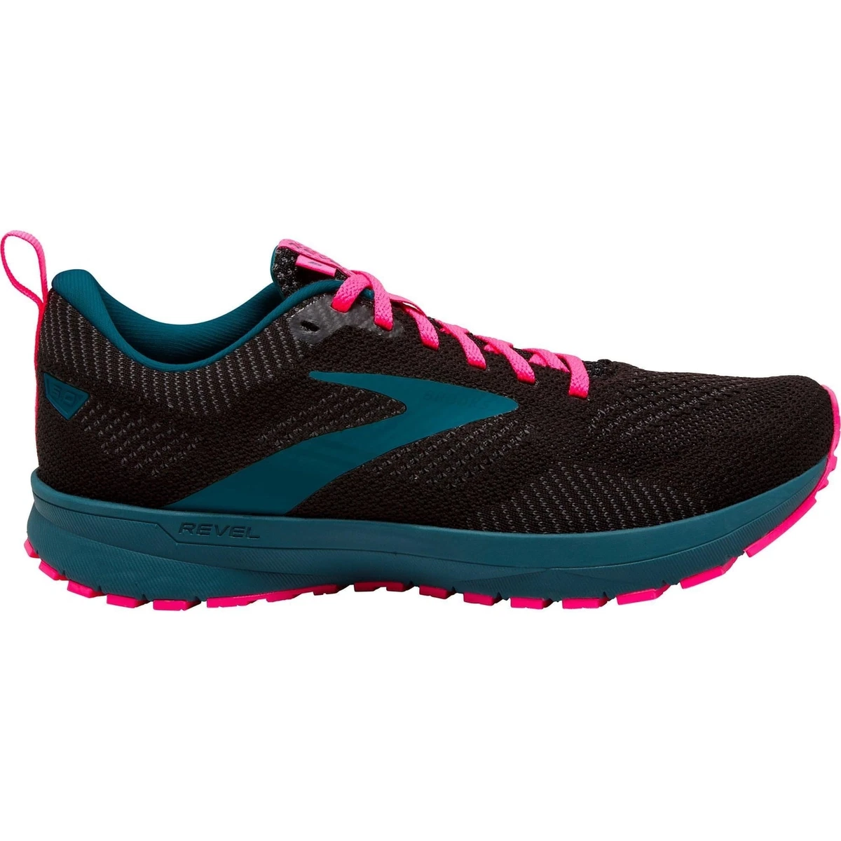 Brooks Womens Revel 5 Running Shoes Trainers Jogging Sports Sneakers Black