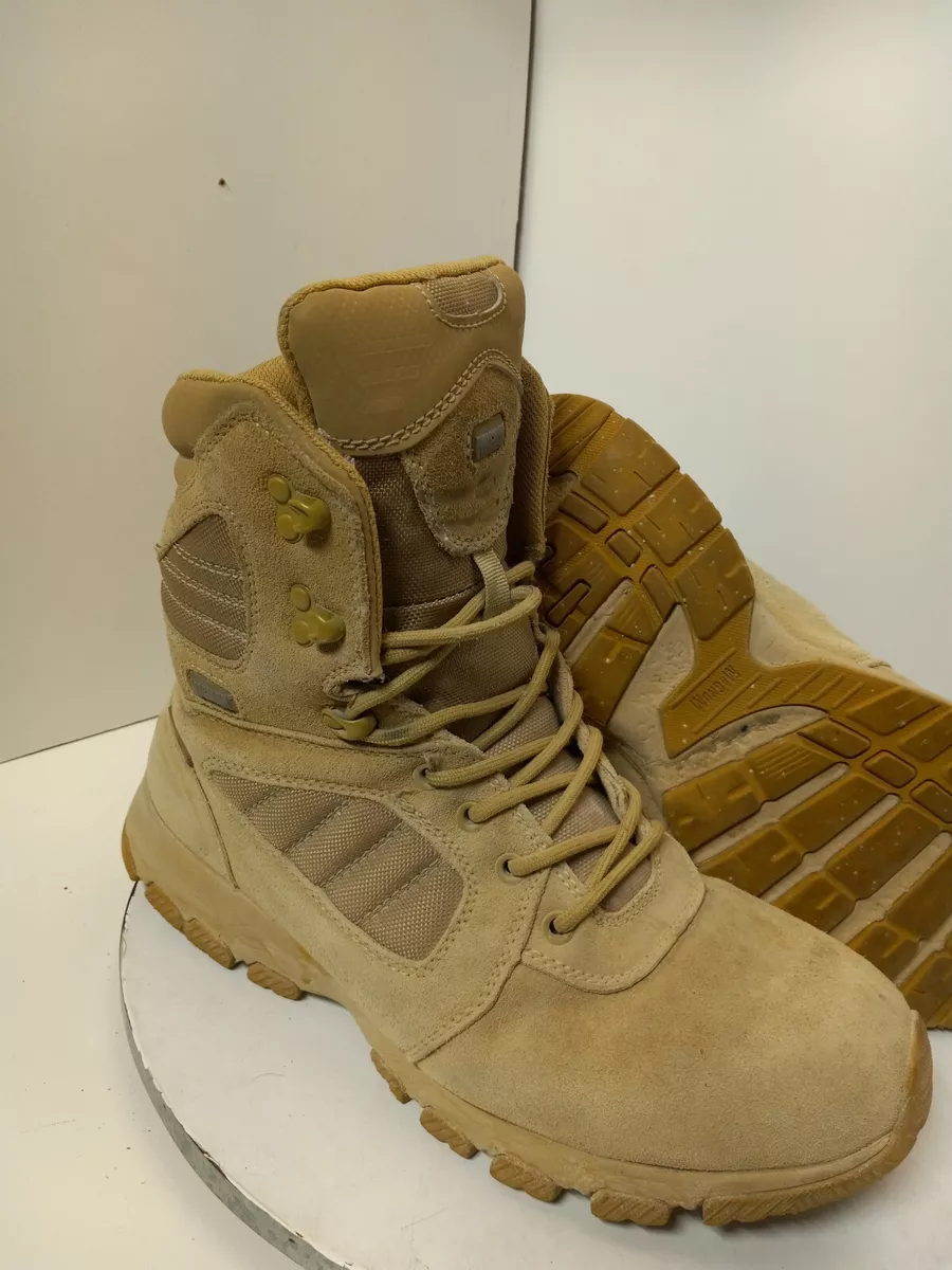 Magnum Boots Mens Sz 10 M Waterproof Desert Tan Combat 8.0 Lynx