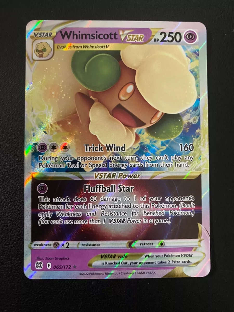 Here's an exclusive look at Whimsicott VSTAR, a new card from the Brilliant  Stars Pokemon TCG expansion