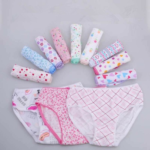 12P Ropa Interior Para NiñaS Ninas Panties Pantaletas De Algodon Bragas CalzoneS - Picture 11 of 13