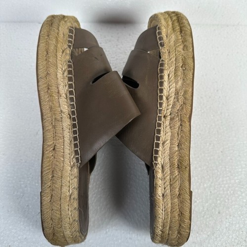 Marc Fisher Venita Slide Espadrilles Damen Größe 9M Taupe Leder 1,25 Plateau - Bild 15 von 15