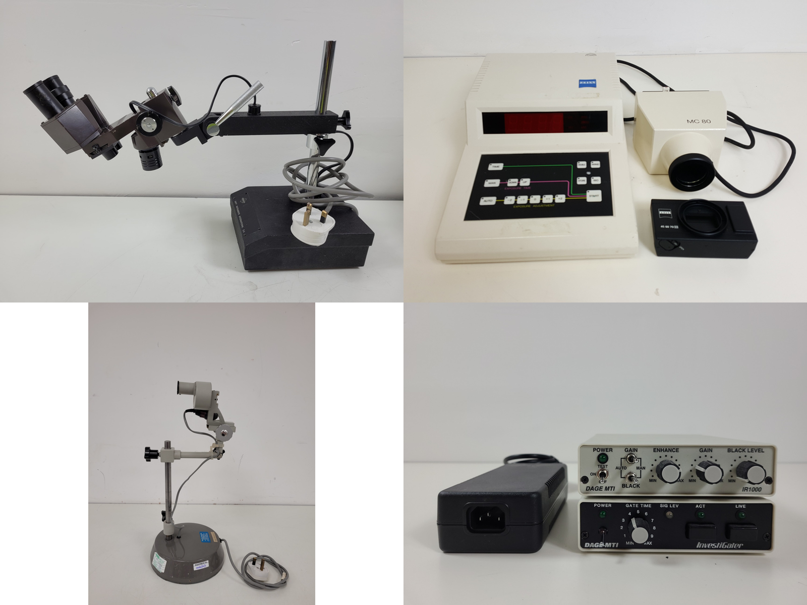 Job Lot of Microscopes, Light Sources, & Other Microscopy Equipment Lab
