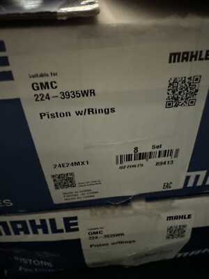 Piston With Rings  Mahle Original  2243935WR