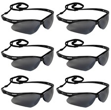 6 KleenGuard 25688 NEMESIS Smoke Mirror Gray Sunglasses Work Safety Glasses Z87+