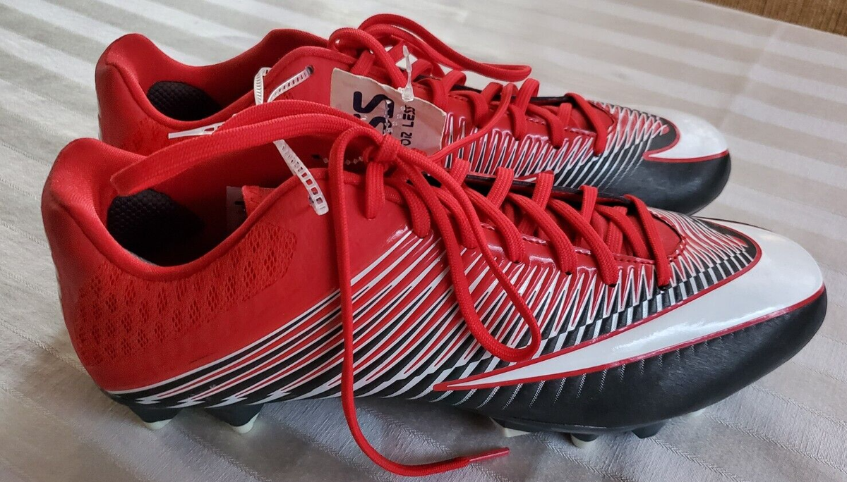 New Nike Men's sz 15 Vapor Speed 2 TD Football Cleats Red & Black
