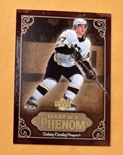SIDNEY CROSBY - 2005-06 UPPER DECK DIARY OF A PHENOM INSERT ROOKIE CARD # DP6. rookie card picture