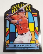 2022 Topps Gallery Gallery of Heroes #GOH17 Alex Bregman SSP Astros Stain glass 