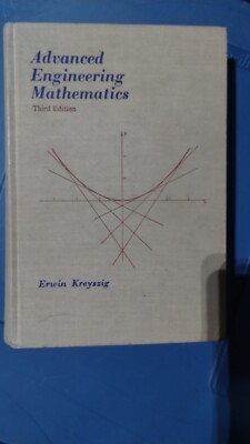 Advanced Engineering Mathematics Erwin Kreyszig Hardcover 1972 3rd Edition