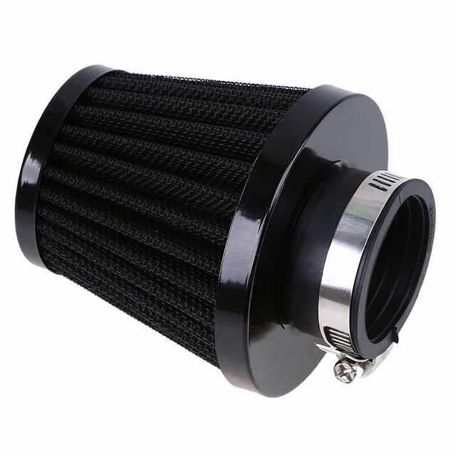 Black 34/35/36mm Cold Air Intake Filter Pod Universal Dirt Bike Clamps