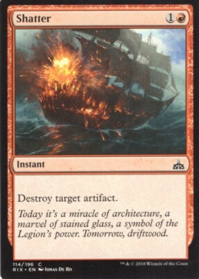 2X SHATTER 114/196 RIVALS OF IXALAN MTG MAGIC LP X2